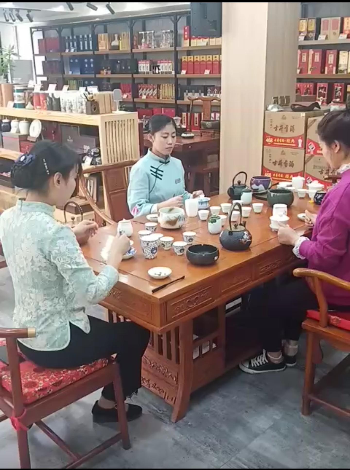 学习茶艺中